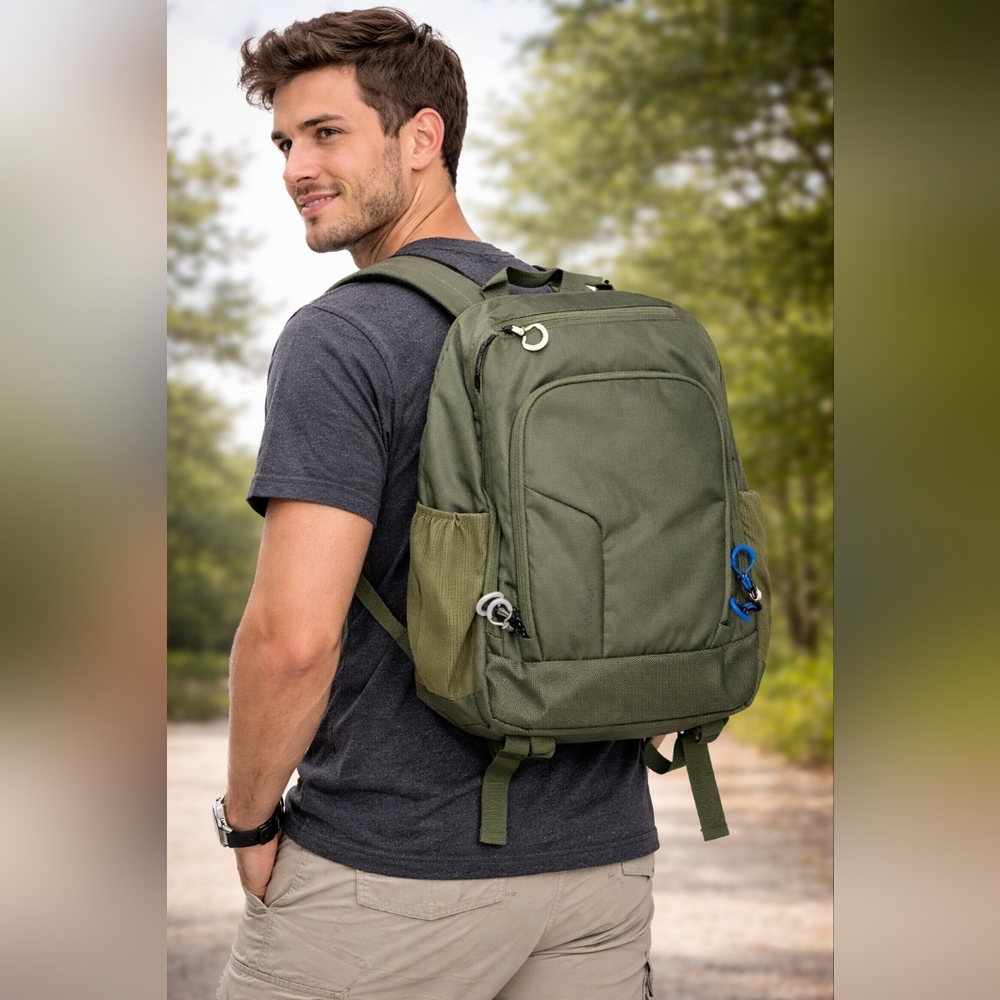 Adaptive Wheelchair Backpack Green Medical Utility Bag